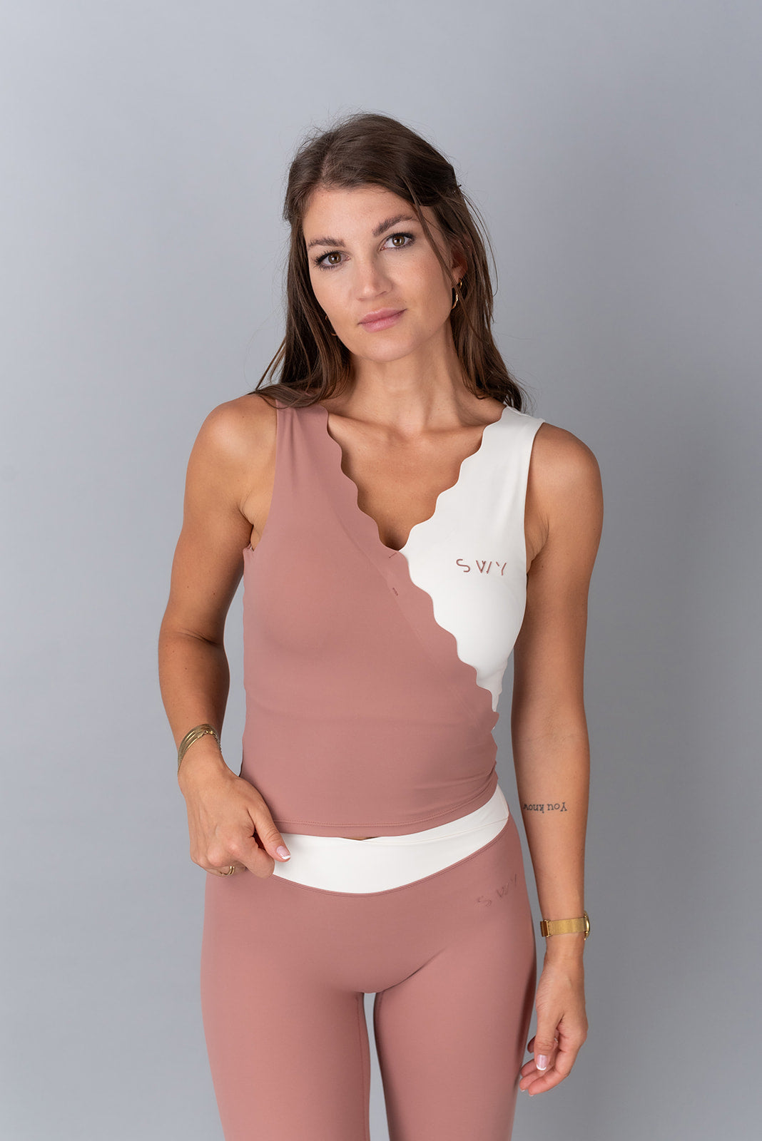 Pureline Scallop Tank Top