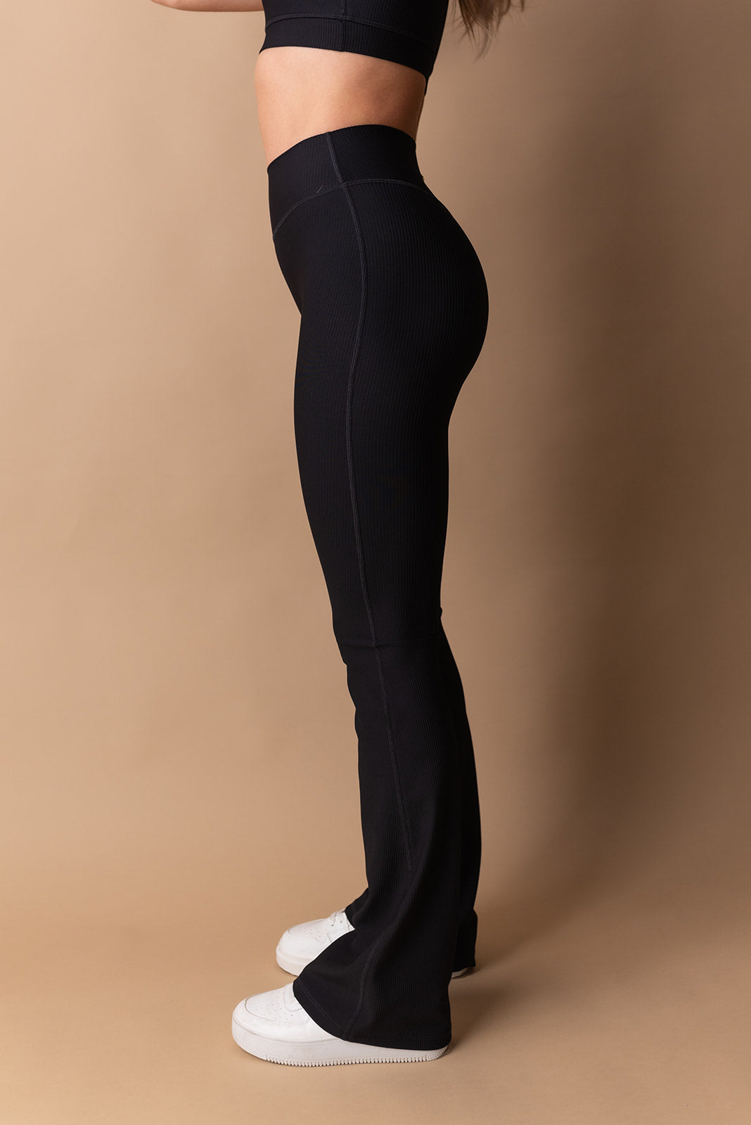 Flared legging ribbed hotsell