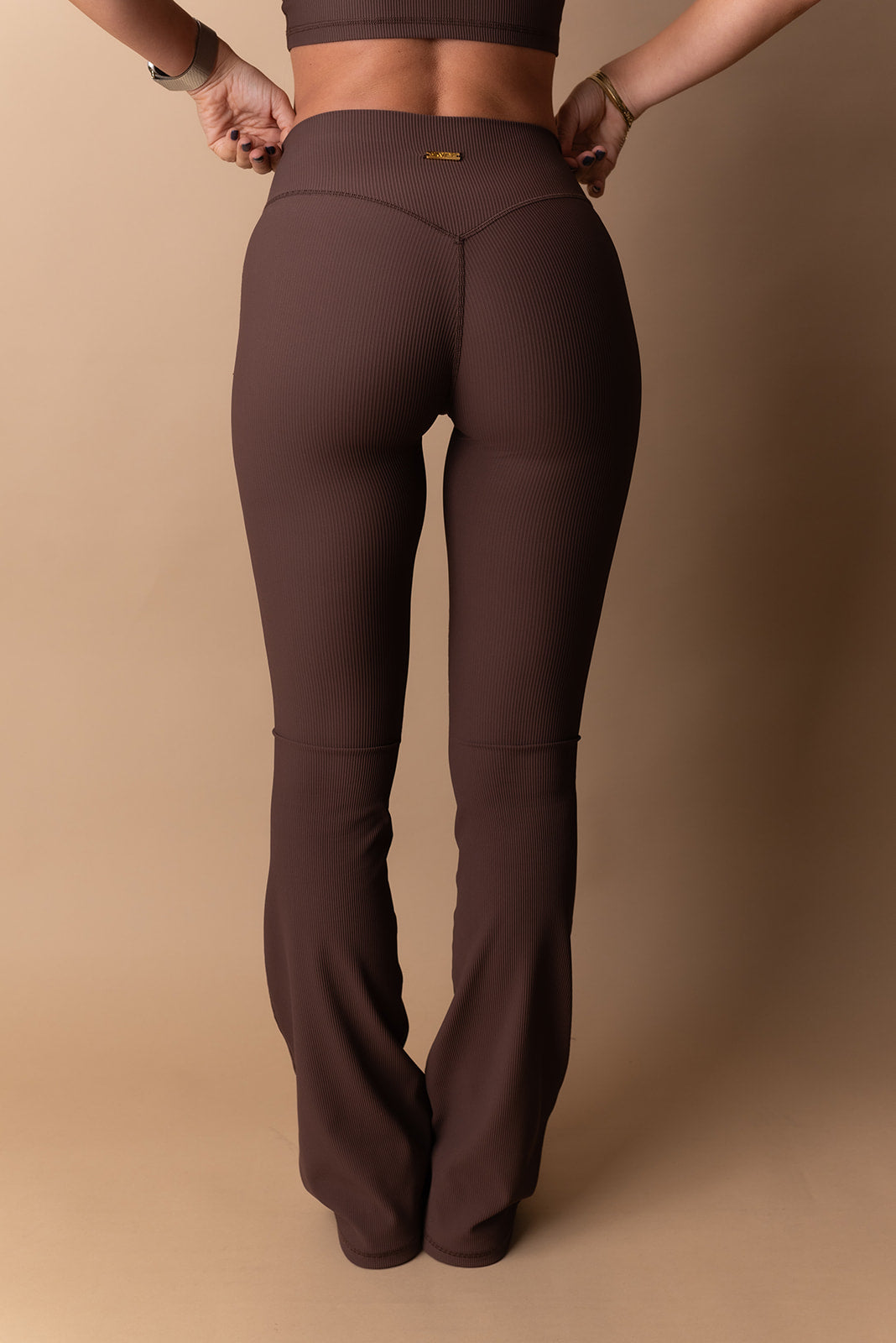 Brown yoga pants online